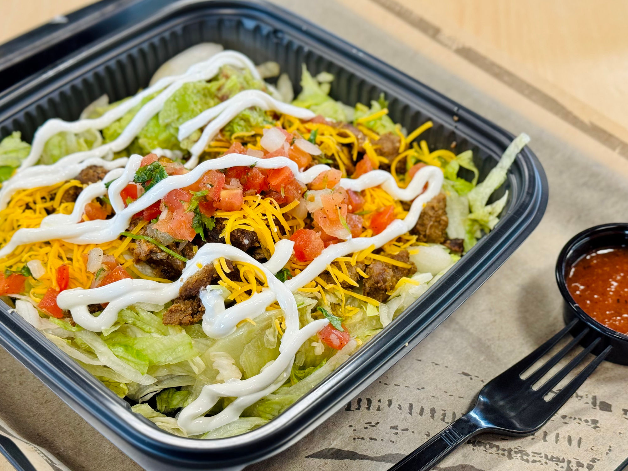 Del Taco Asada Salad