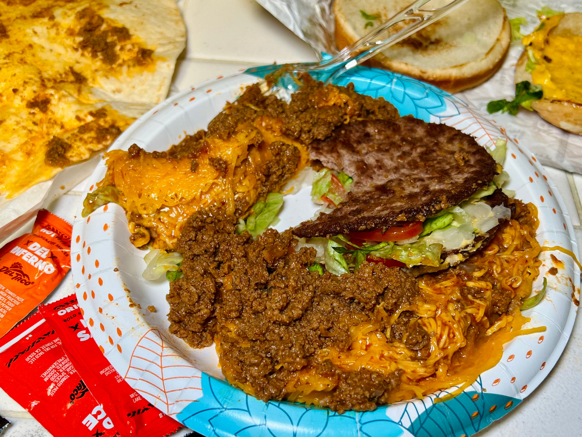 Del Taco Del Beef Burritos