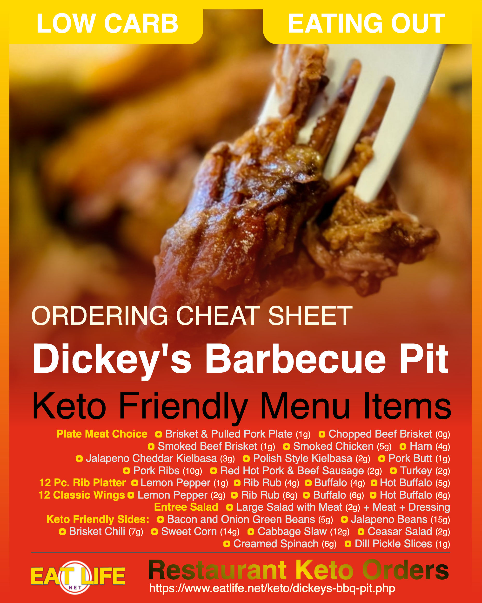 Keto at Dickey's Barbecue Pit