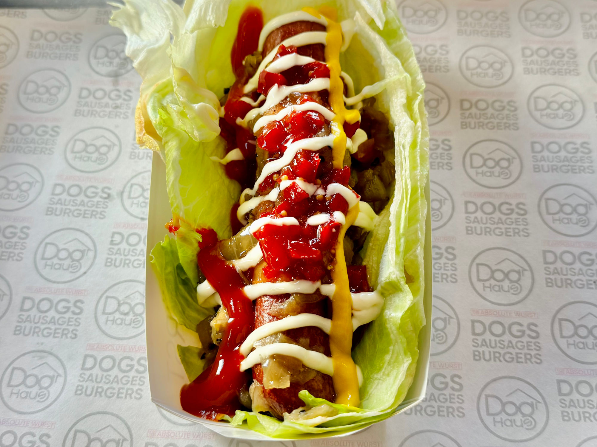 Dog Haus Keto Downtown Dog