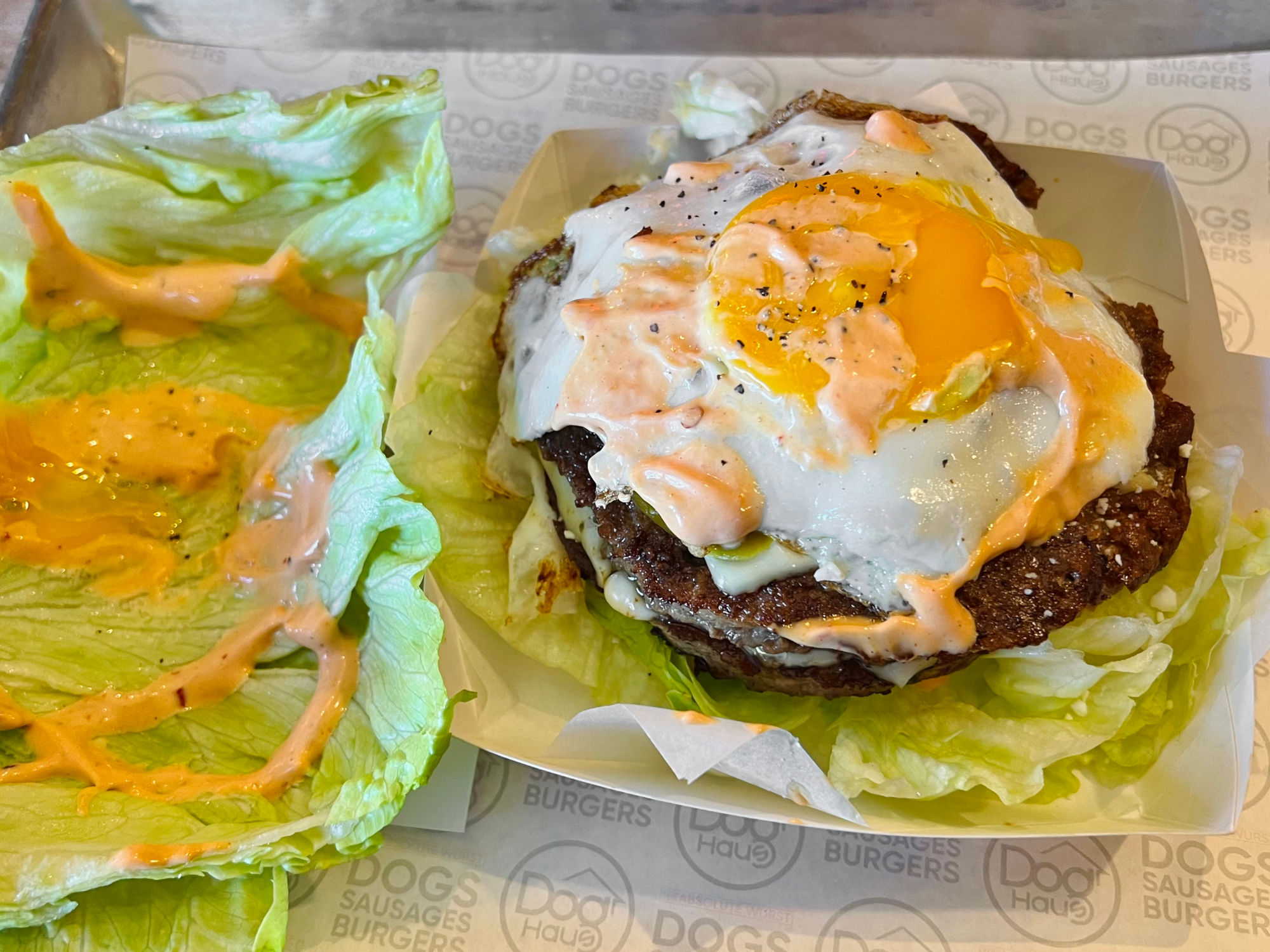 Dog Haus Keto Little Mule Burger