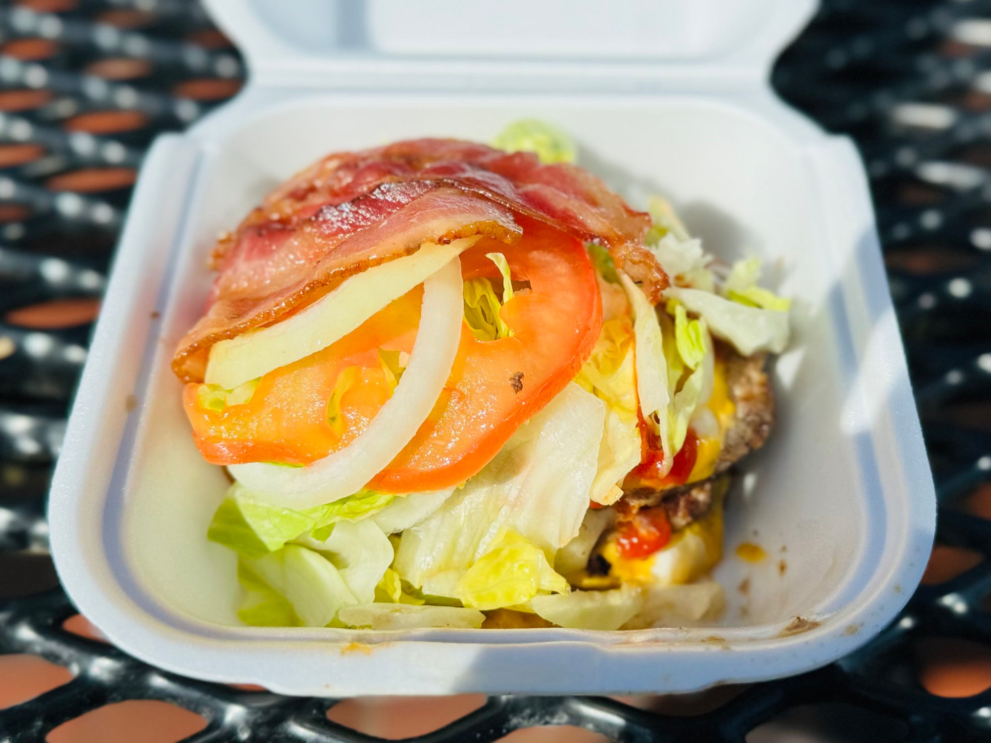 Triple Bacon Two Cheese Deluxe DQ Triple Bacon Two Cheese Deluxe
