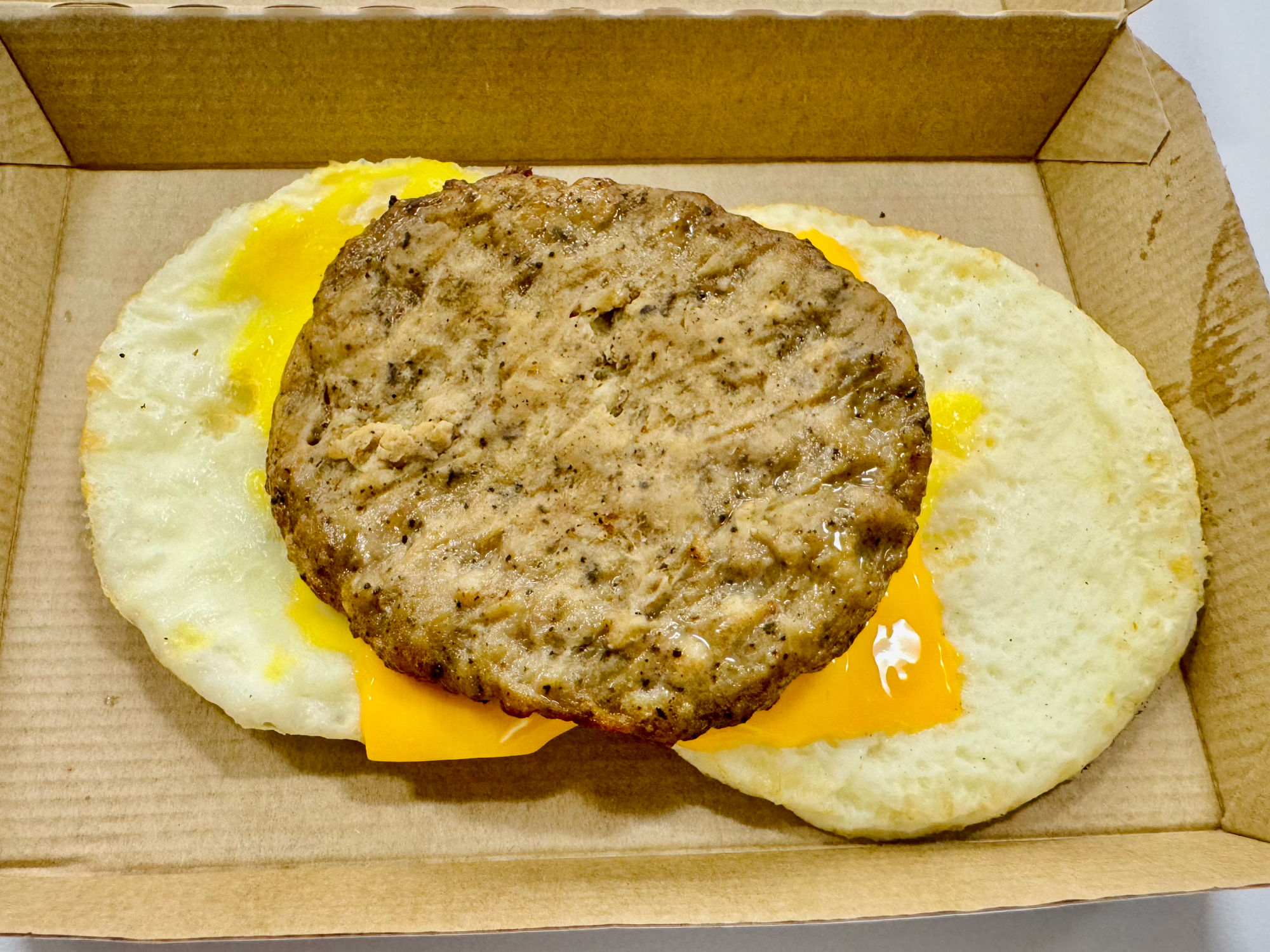Dunkin Keto Sausage Egg Cheese Breakfast Sandwich
