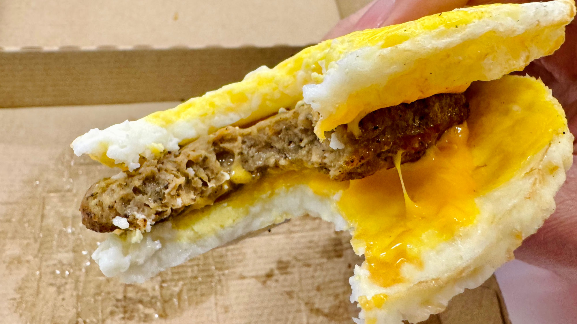 Dunkin' Low Carb Sausage Egg & Cheese Breakfast Sandwich