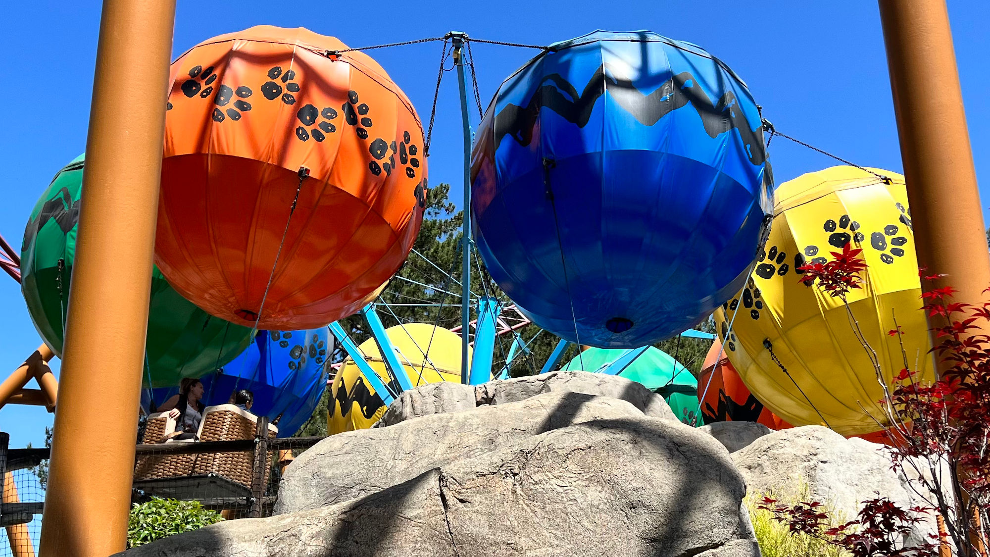 Balloon Race View riding the Grand Sierra Railroad