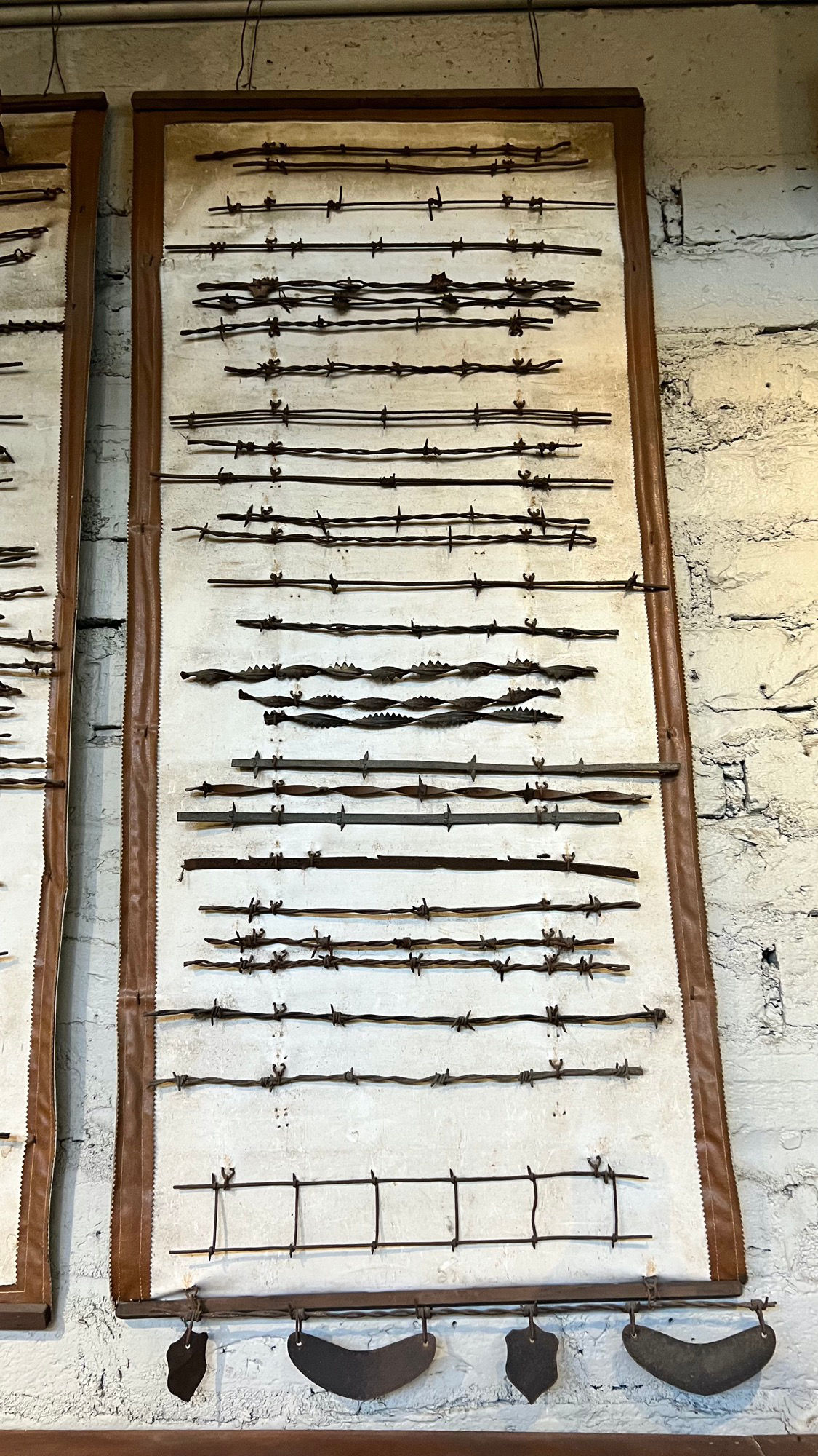 Barbed Wire Collected by Jesse James