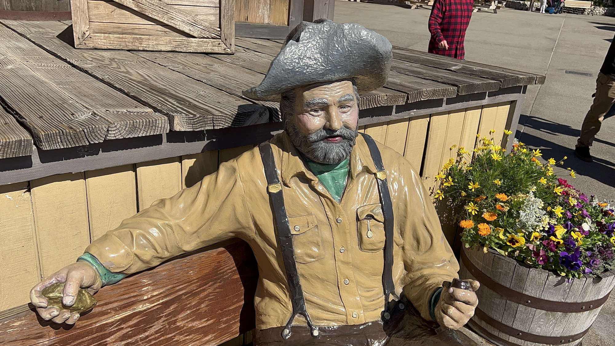 Bench Sculpture Prospector