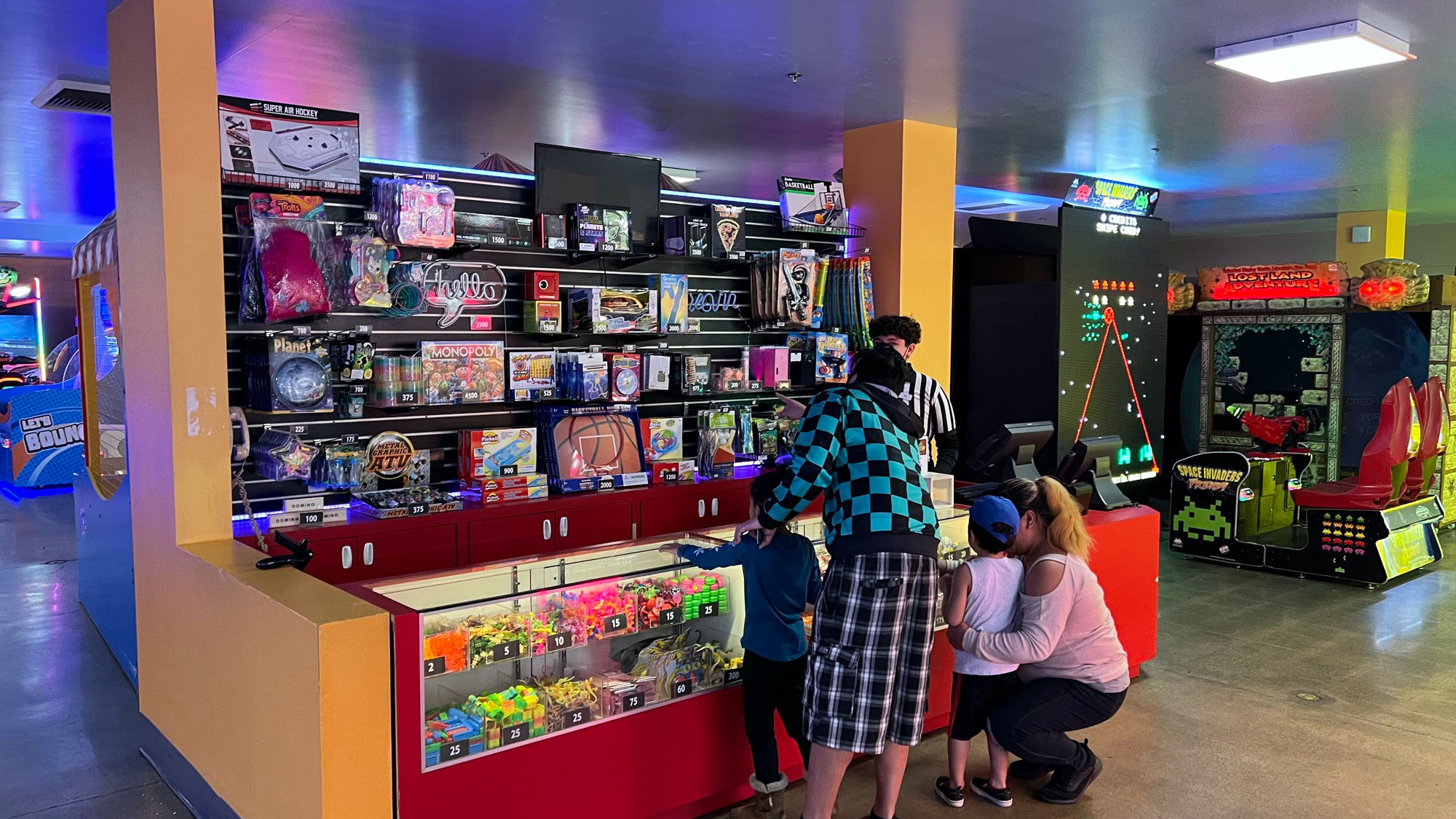 Boardwalk Arcade Counter