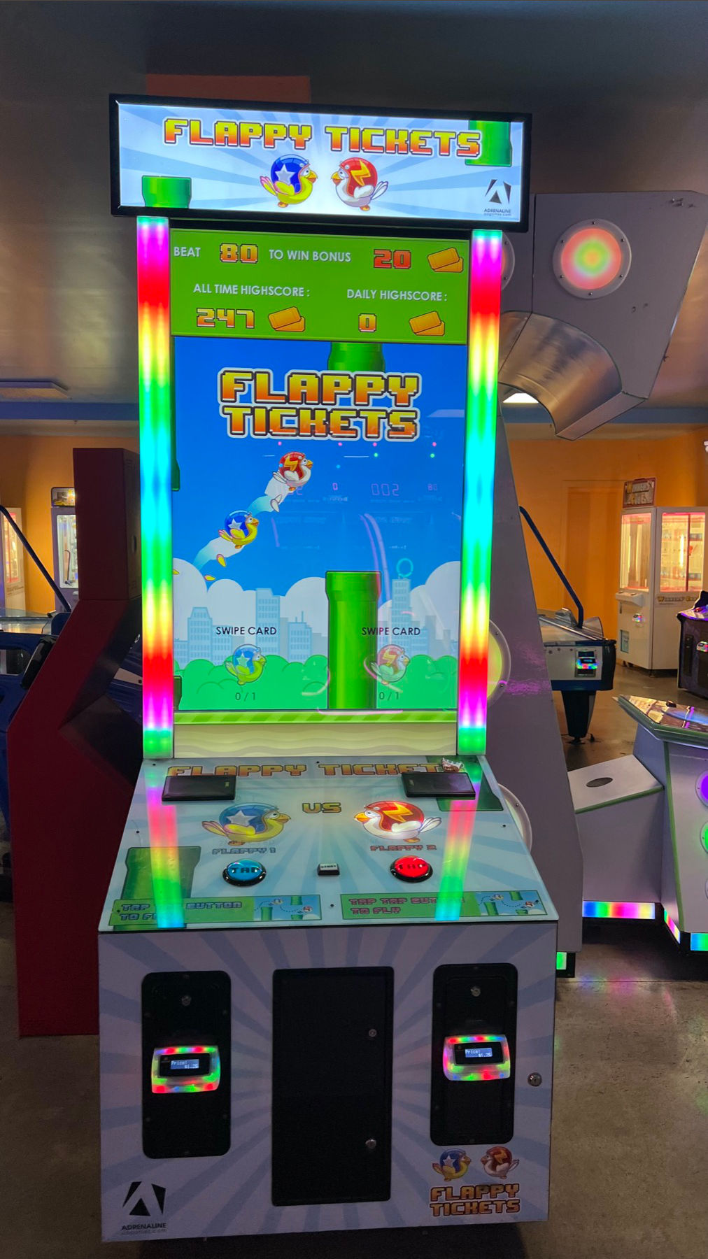 Boardwalk Arcade Flappy Tickets