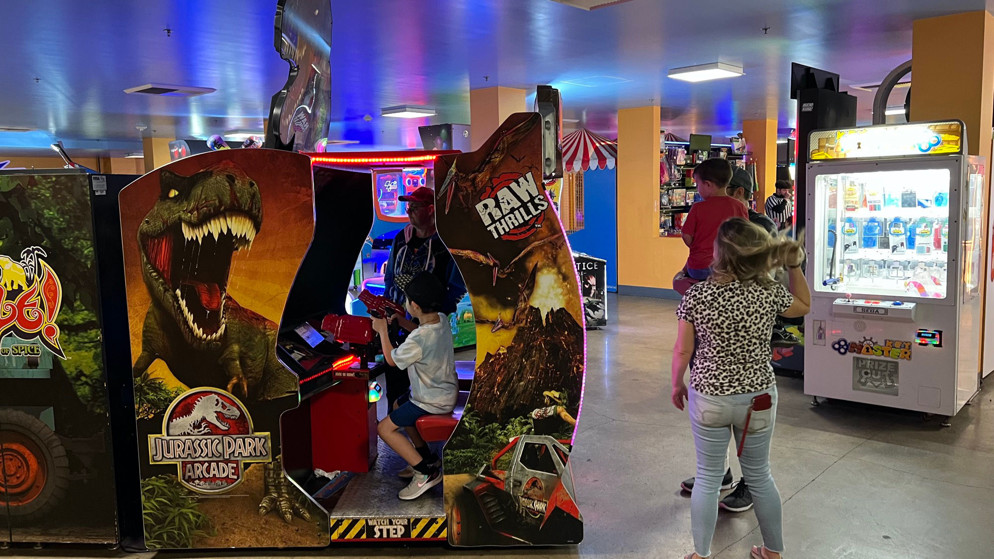 Boardwalk Arcade Jurrasic Park Arcade