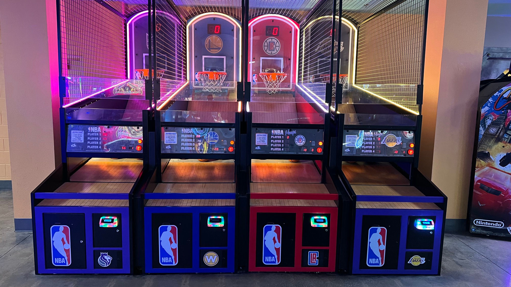 Boardwalk Arcade NBA Hoops