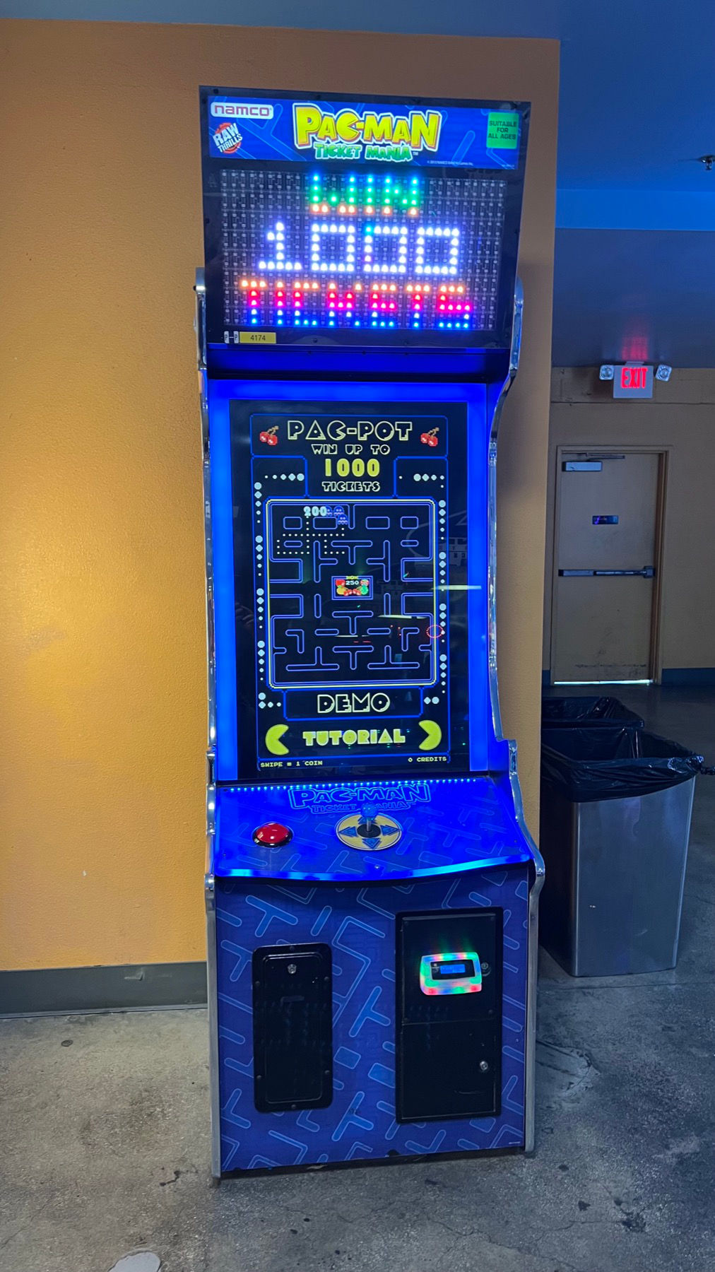 Boardwalk Arcade Pac-man Ticket Mania