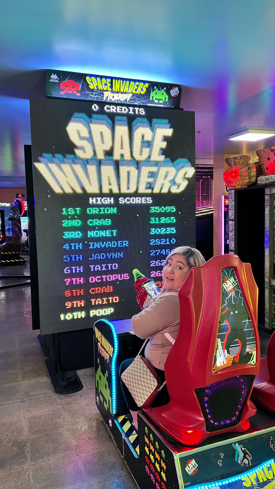 Boardwalk Arcade Space Invaders Frenzy