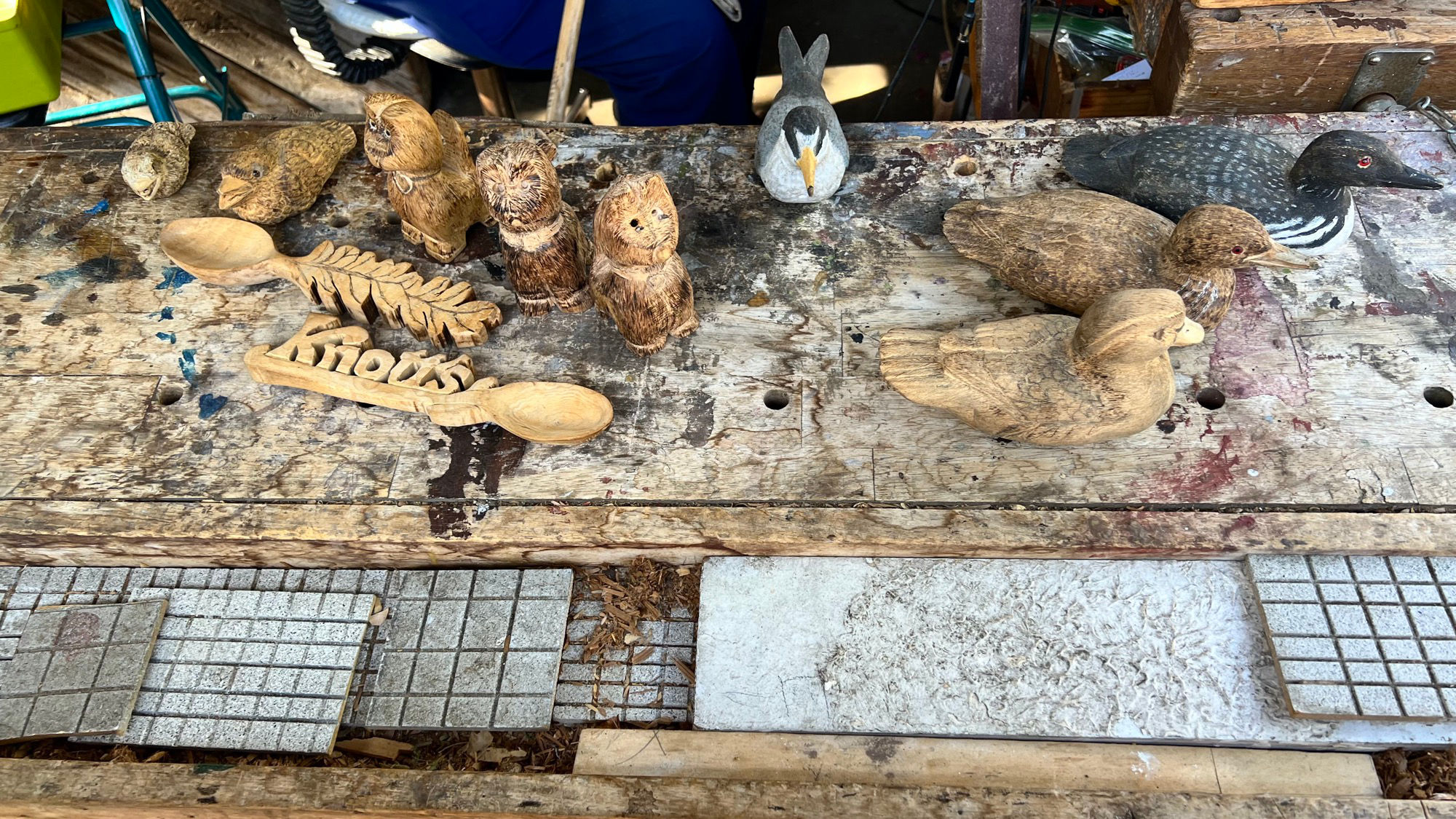Bob Weir Wood Carvings