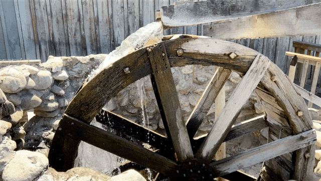 Boot Hill Cemetery Water Wheel