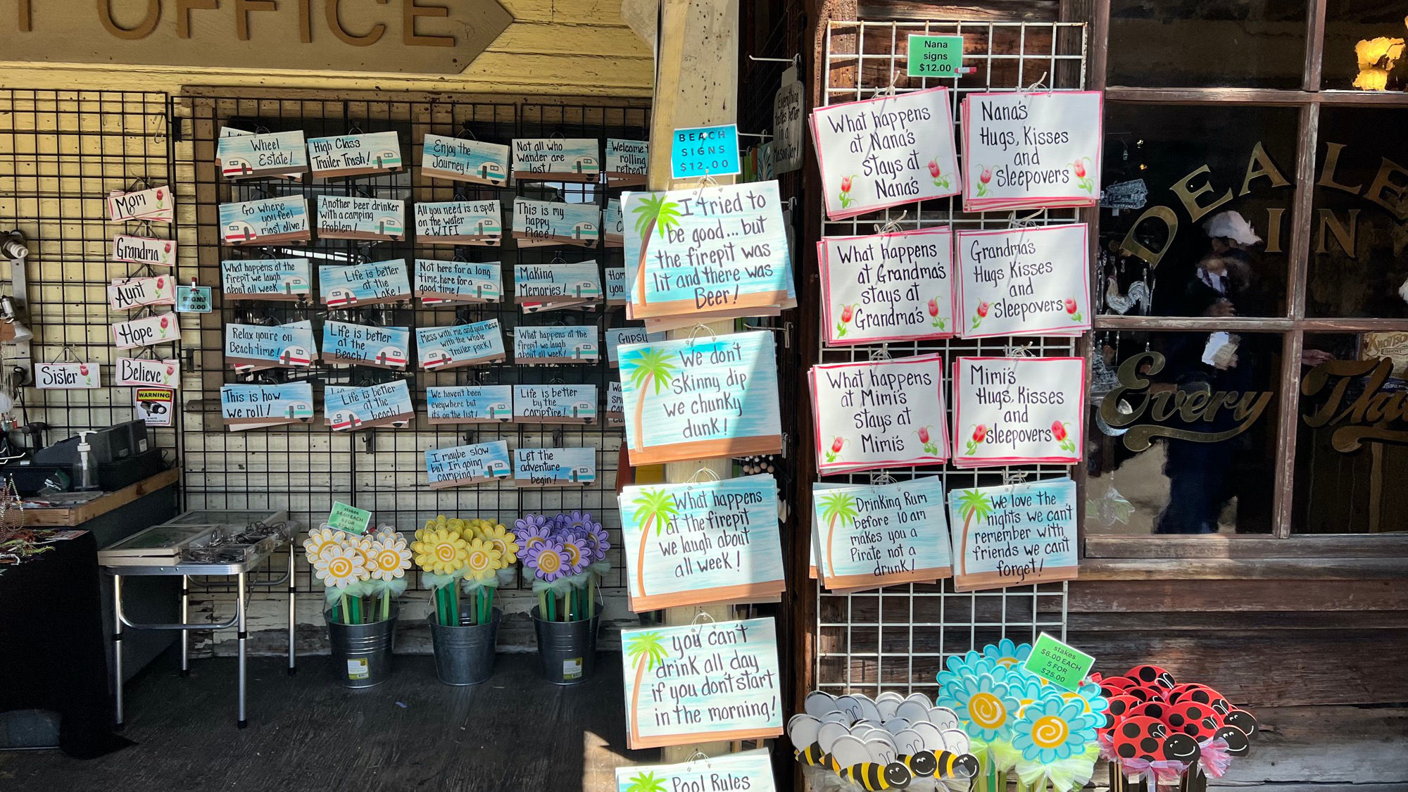 Boysenberry Festival Beach Signs