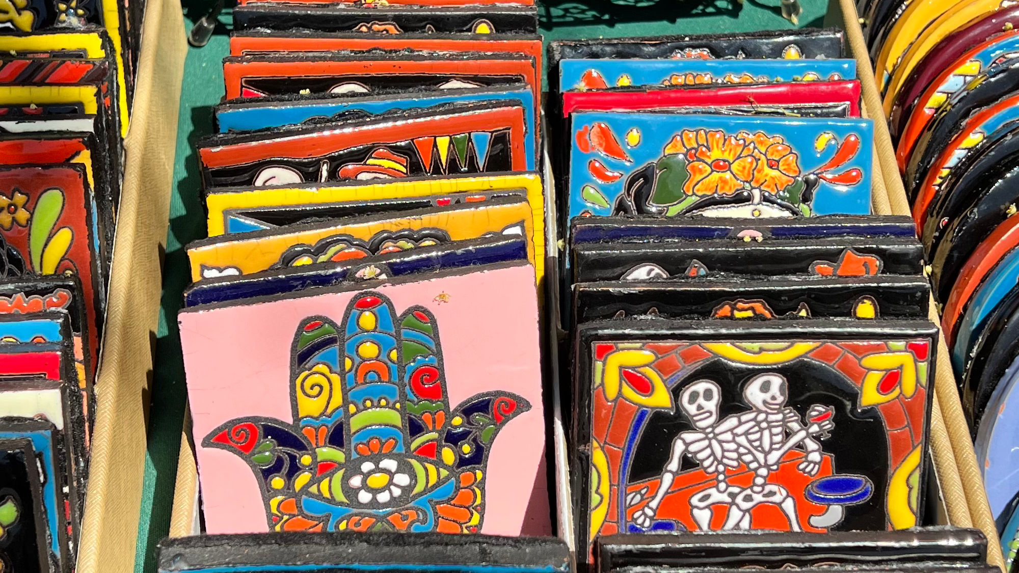 Boysenberry Festival Skeleton Tiles