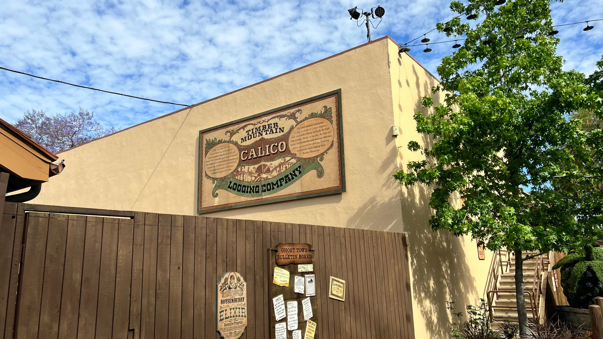 Timber Mountain sign spotted on Boysenberry Lane