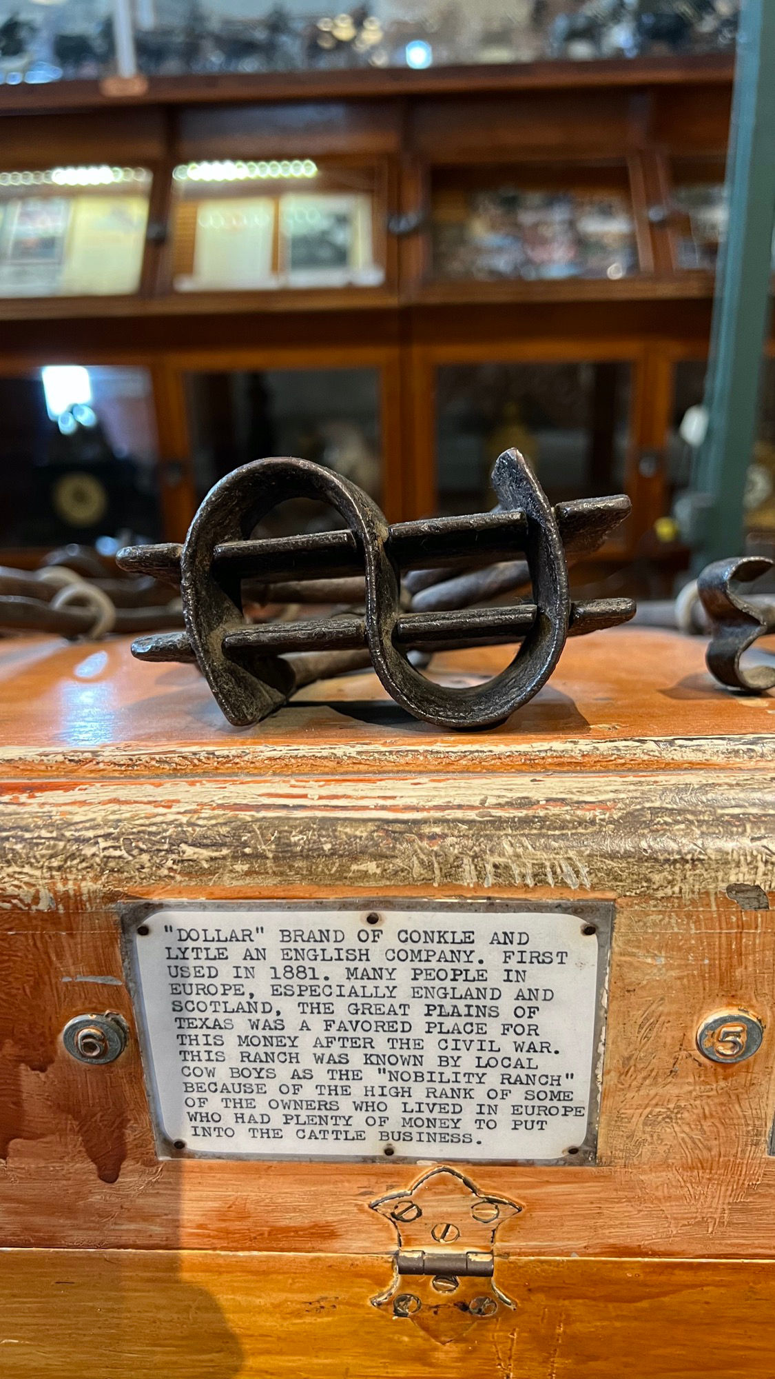 Conkle and Lytle Dollar Branding Irons Conkle and Lytle Dollar