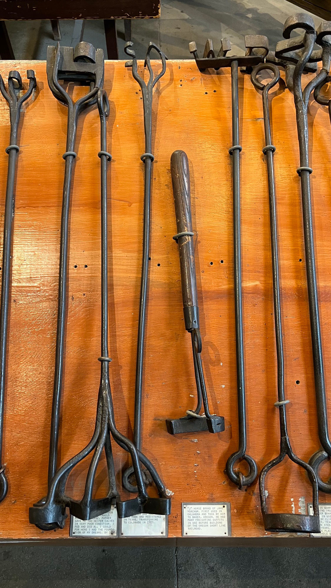 J Branding Irons J