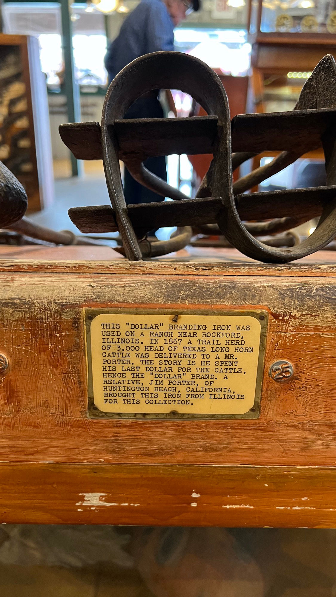 Porter Dollar Branding Irons Porter Dollar