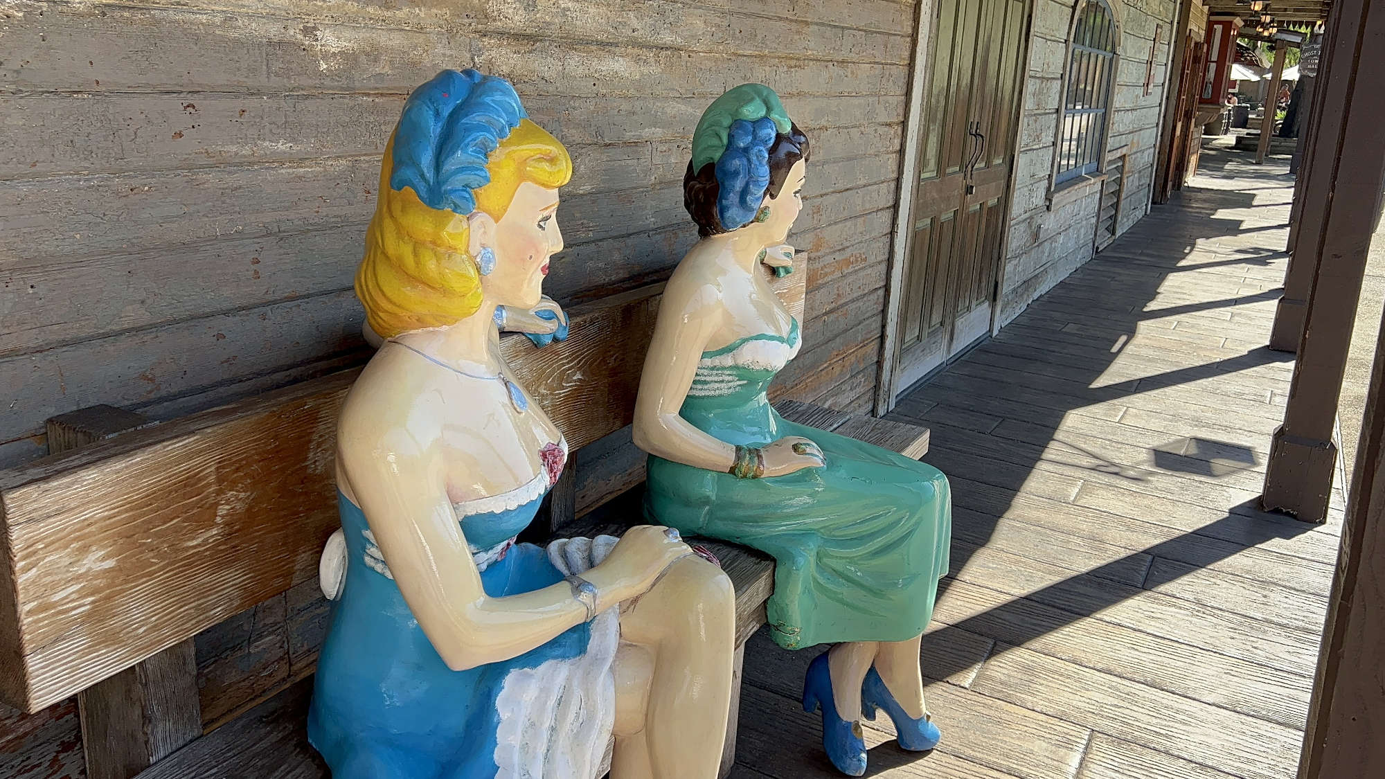 Calico Belles Bench Sculpures