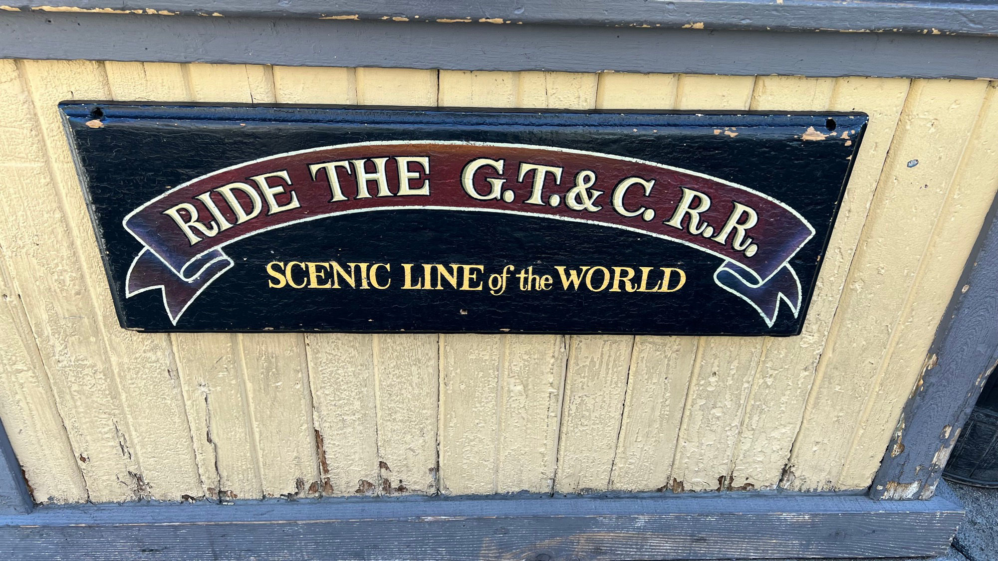 Ride the GT & CRR Calico Railroad Ride the GT & CRR