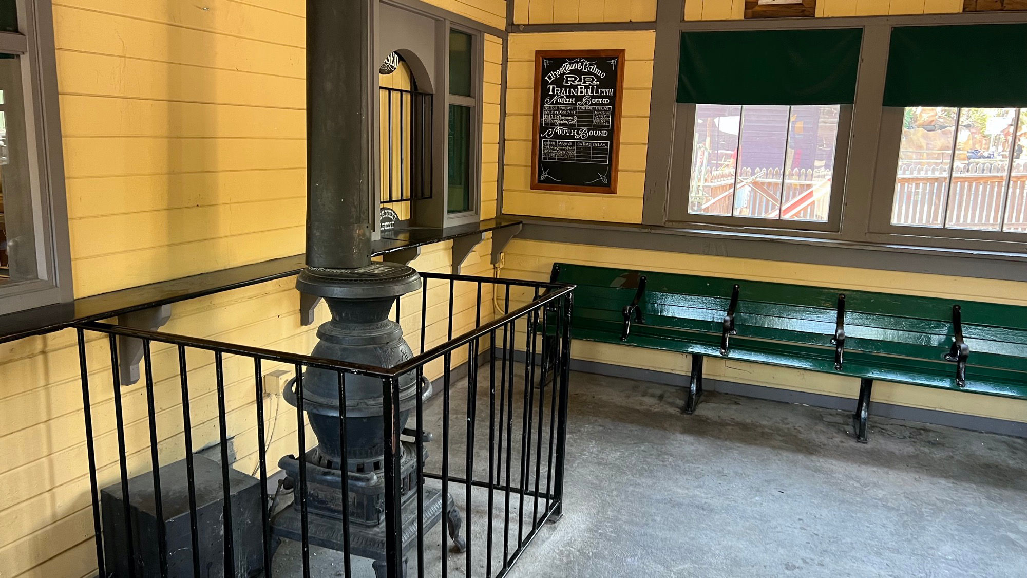 Waiting Room Calico Railroad Waiting Room
