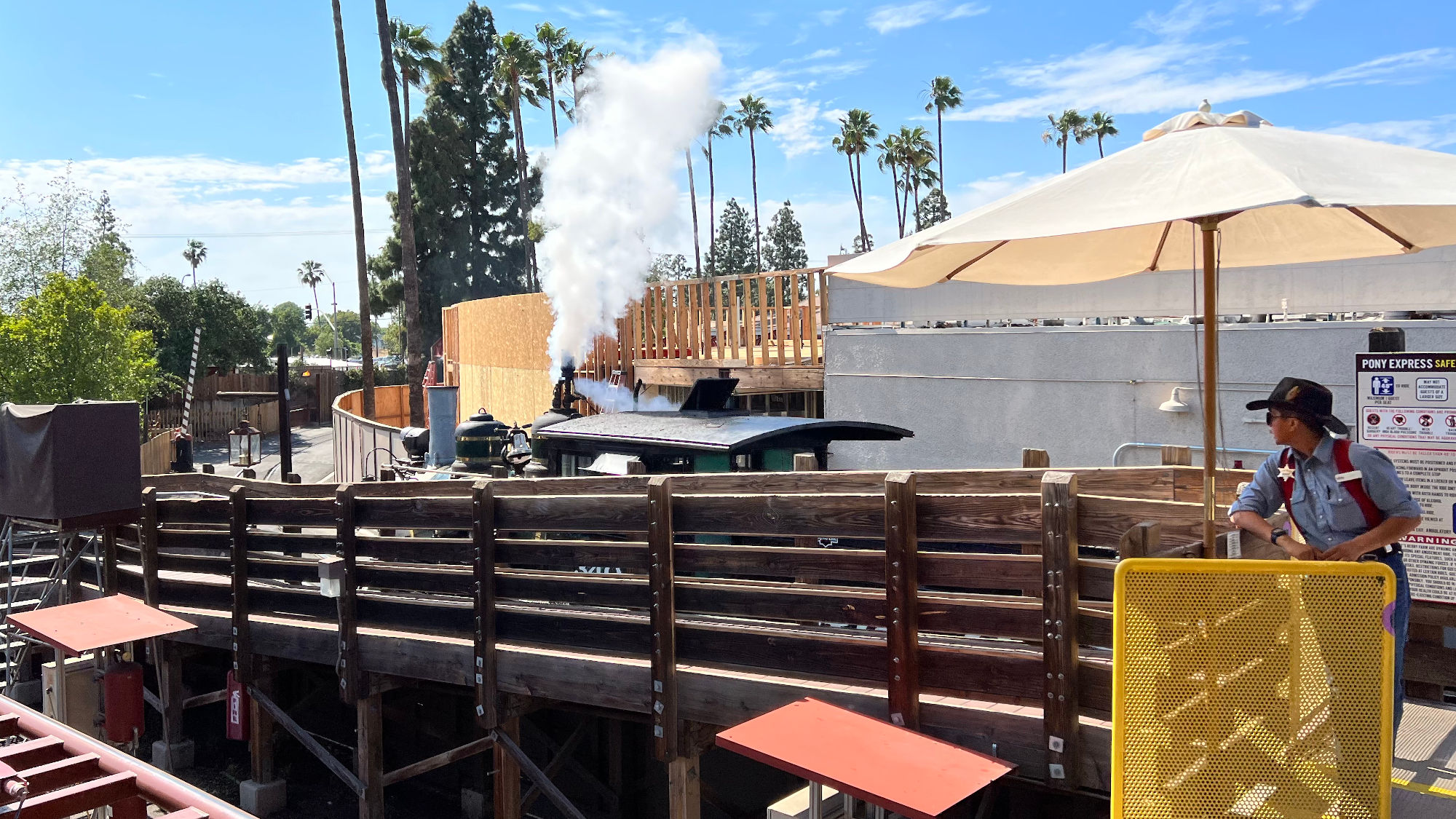 View from Pony Express Knott's Berry Farm View from Pony Express