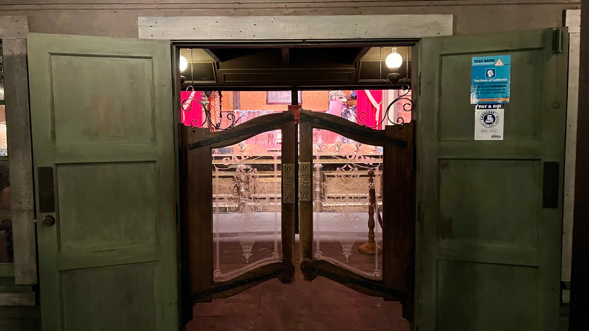 Calico Saloon Doors