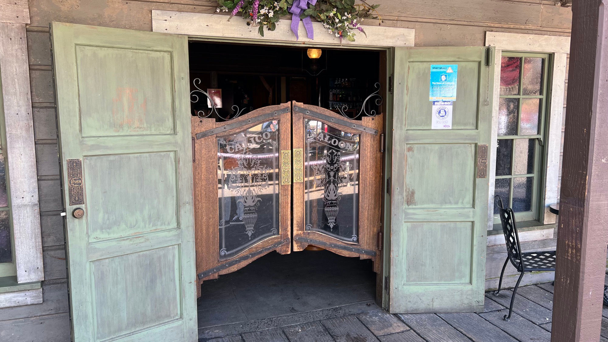 Calico Saloon Doors