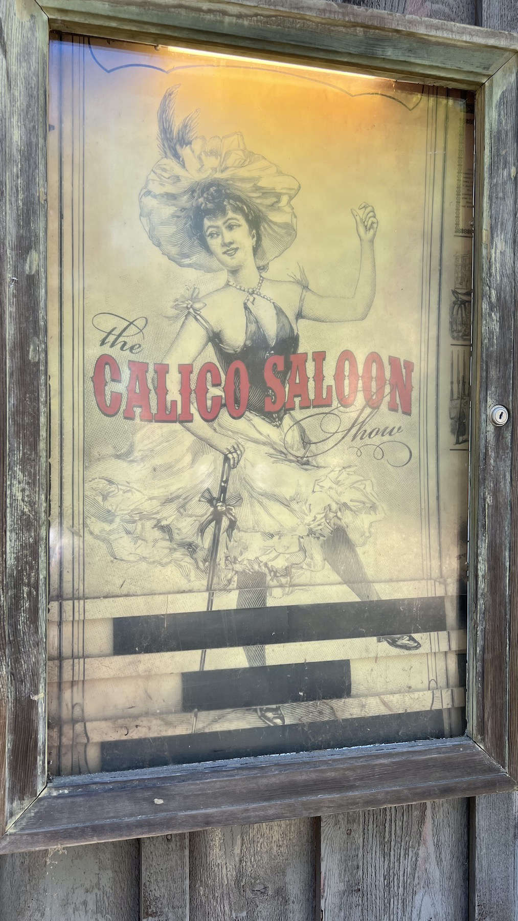 Calico Saloon Show Poster