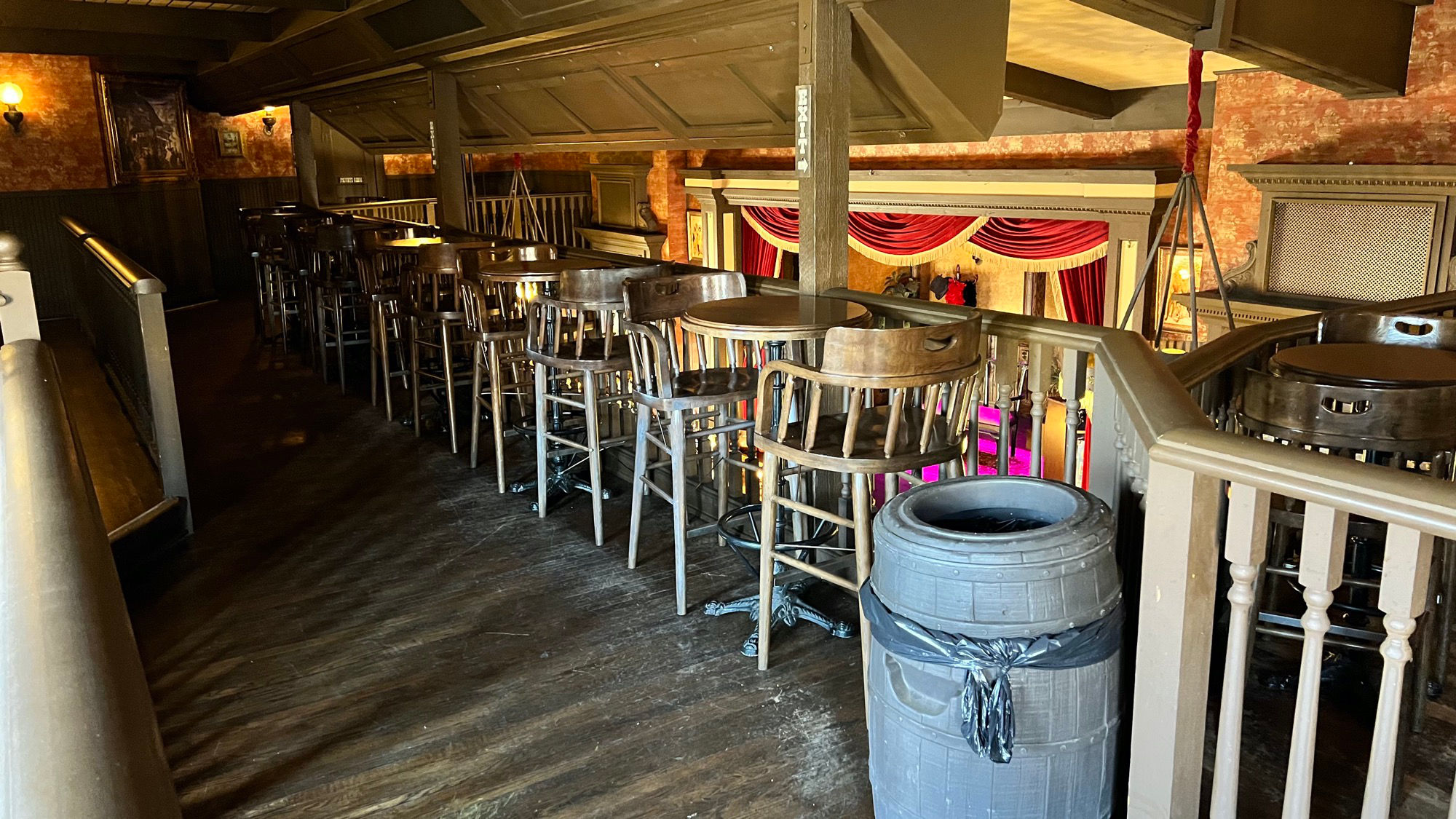 Upstairs Tables and Chairs Calico Saloon Upstairs Tables and Chairs