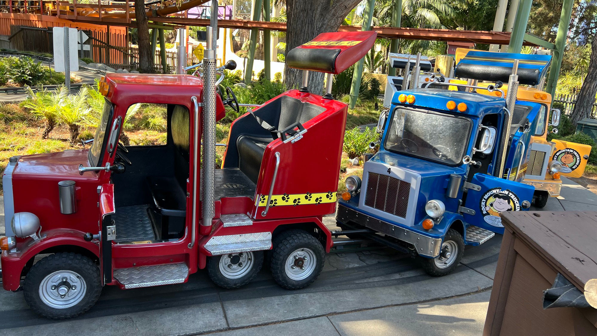 Camp Snoopy Rocky Mountain Trucking Company
