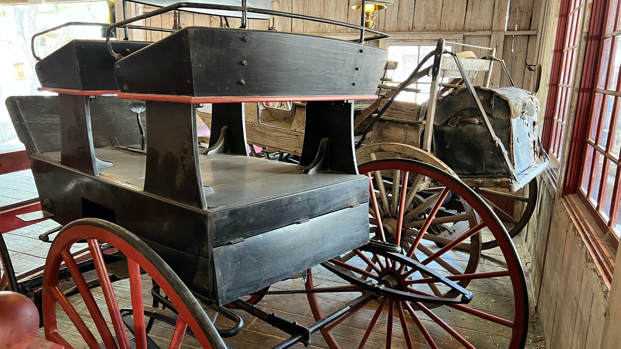 Carriages Red and Black