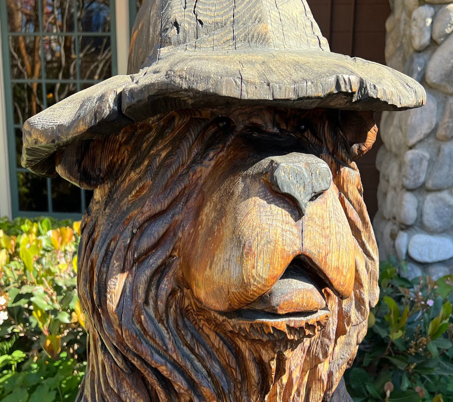 Carved Bears Bench