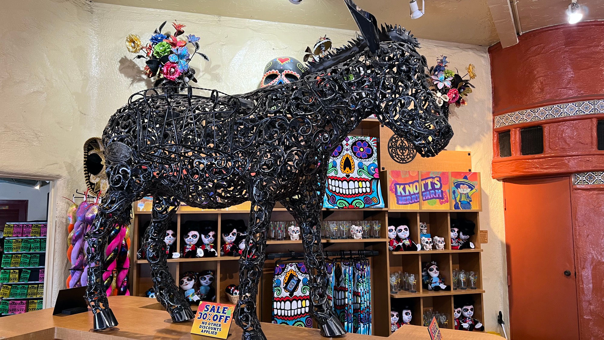 Casa California Filigree Metal Donkey