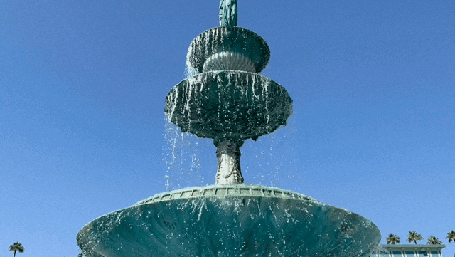 Charleston Circle Fountain Gif