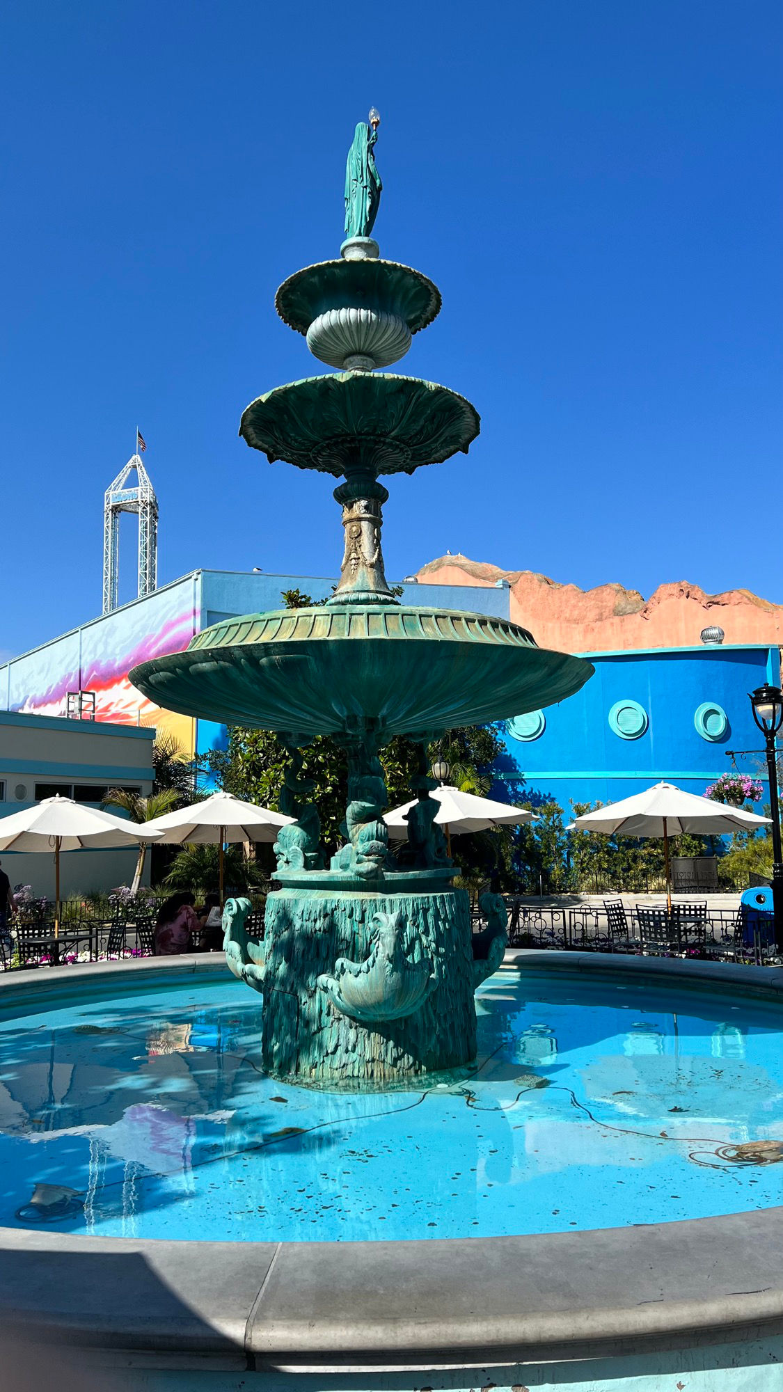 Charleston Circle Fountain Turned Off