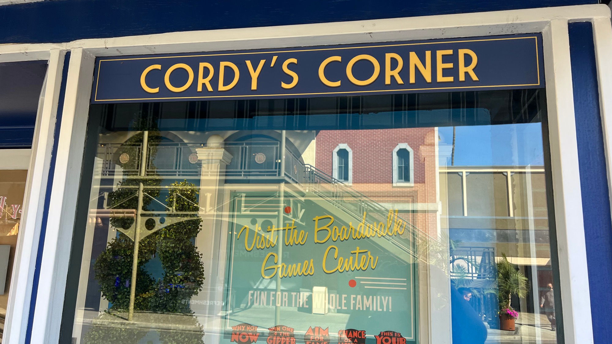 Cordy's Corner Visit the Boardwalk Games Center