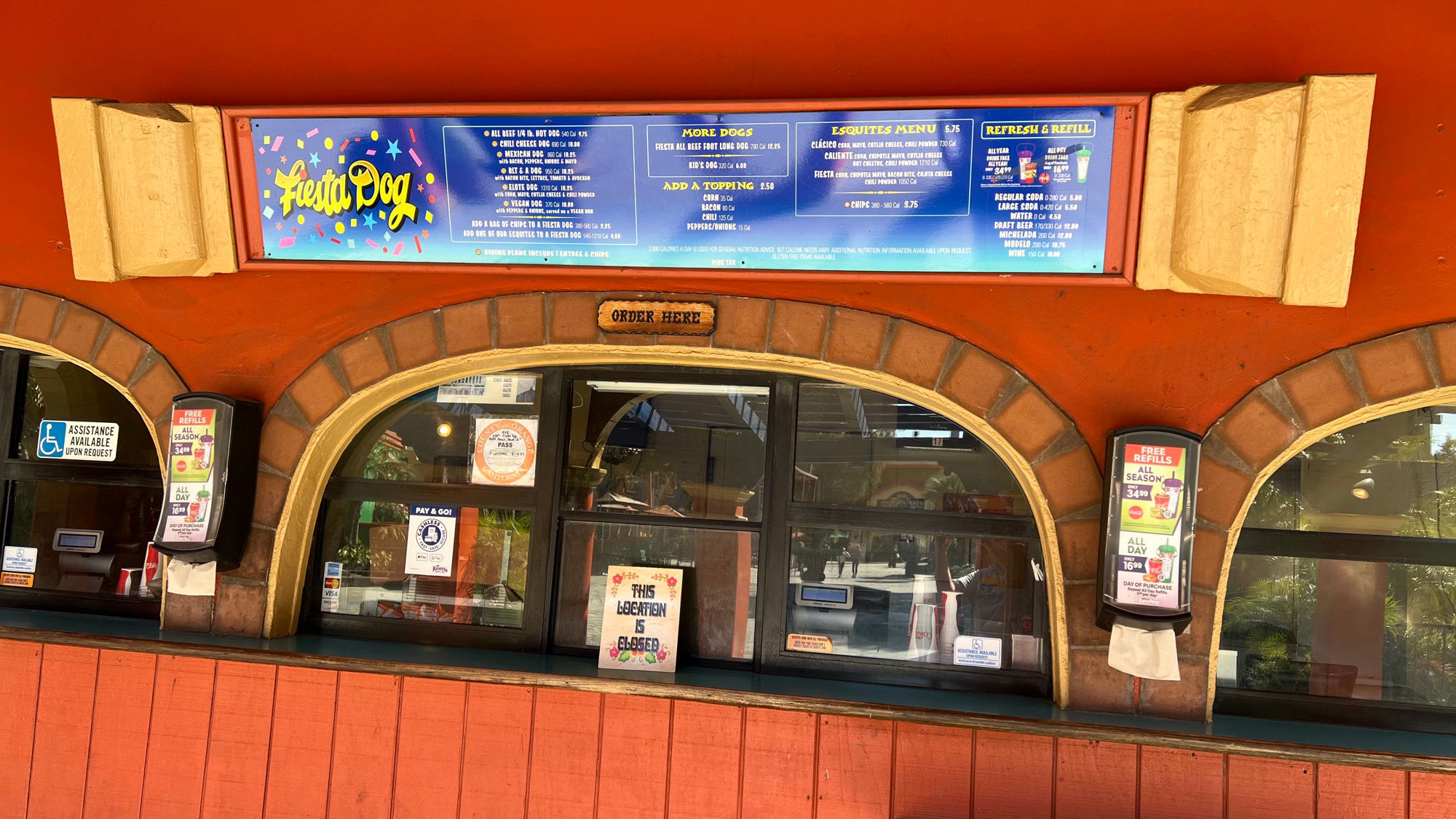 Fiesta Dog Menu