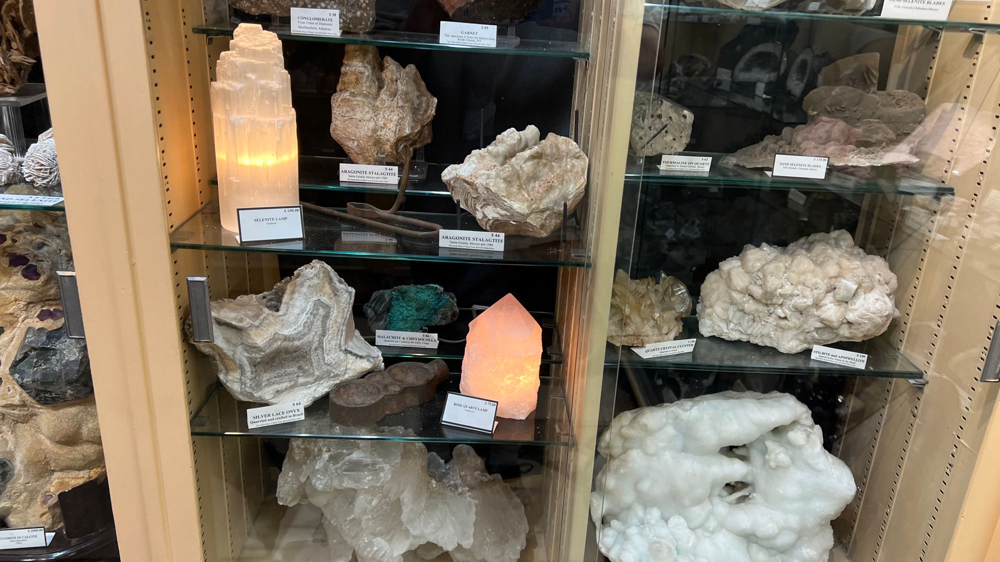 Geode Shop Selenite Lamp