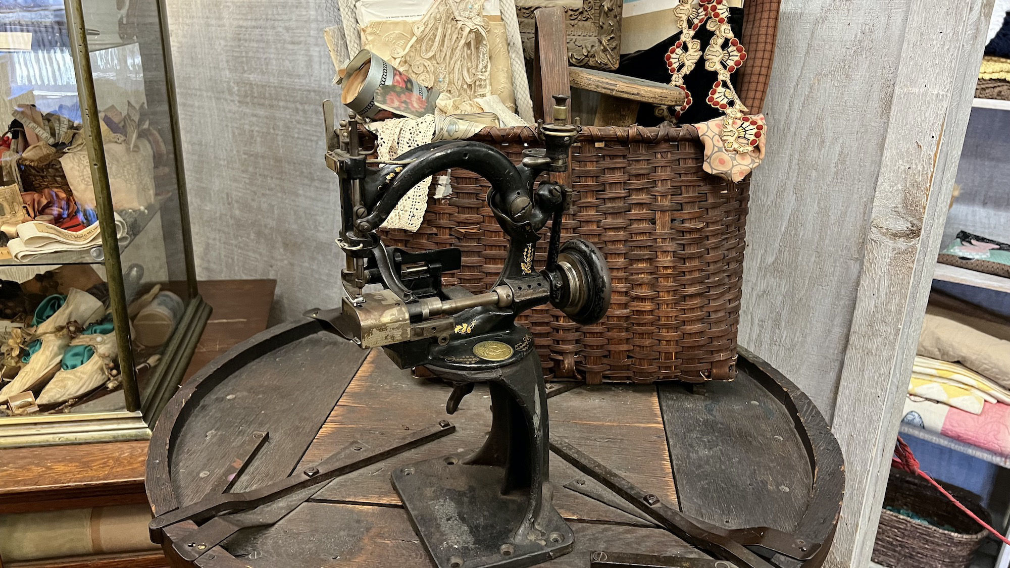 Gertie's Dress Shop Antique Sewing Machine