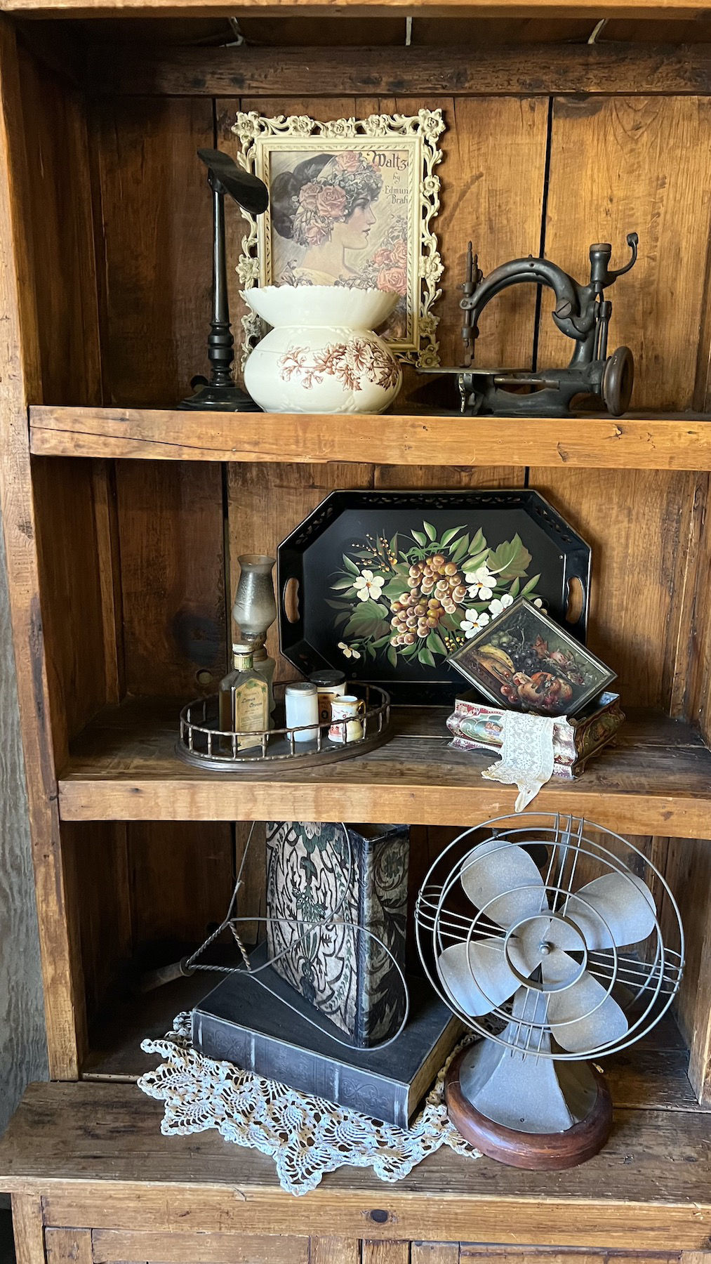 Gertie's Dress Shop Shelves
