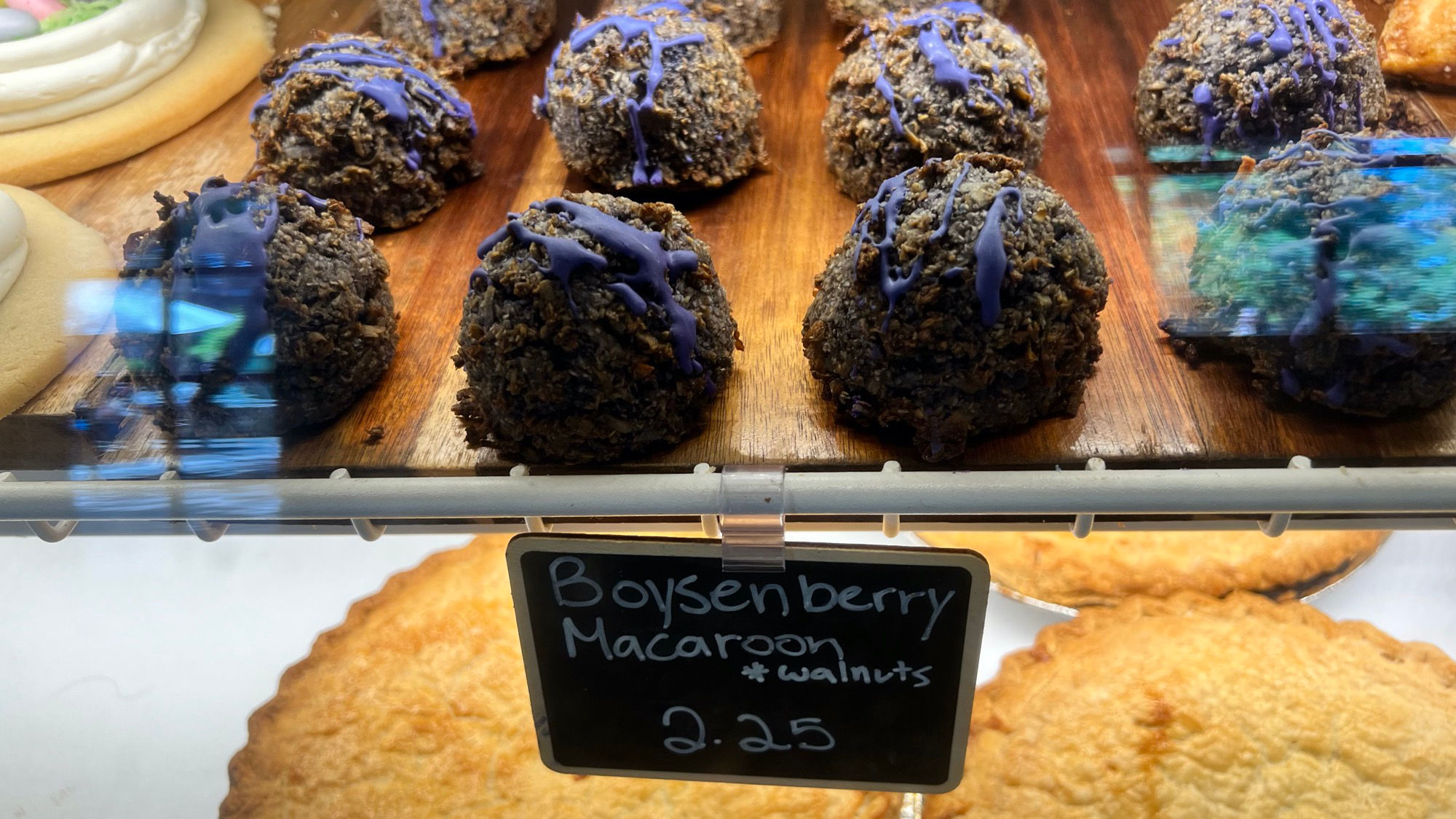 Boysenberry Macaroon with Walnuts Ghost Town Bakery Boysenberry Macaroon with Walnuts