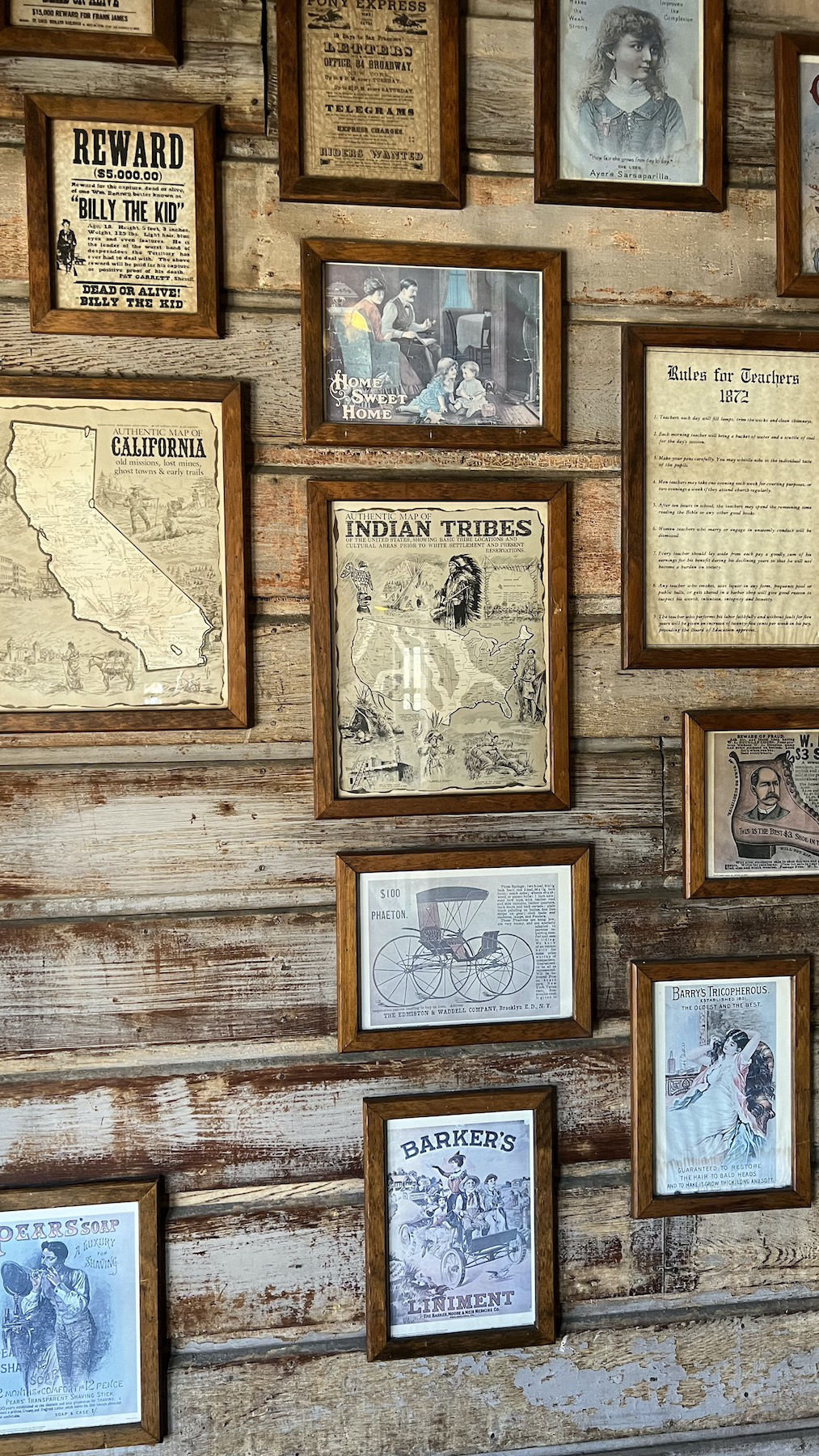 Ghost Town Grill Wall