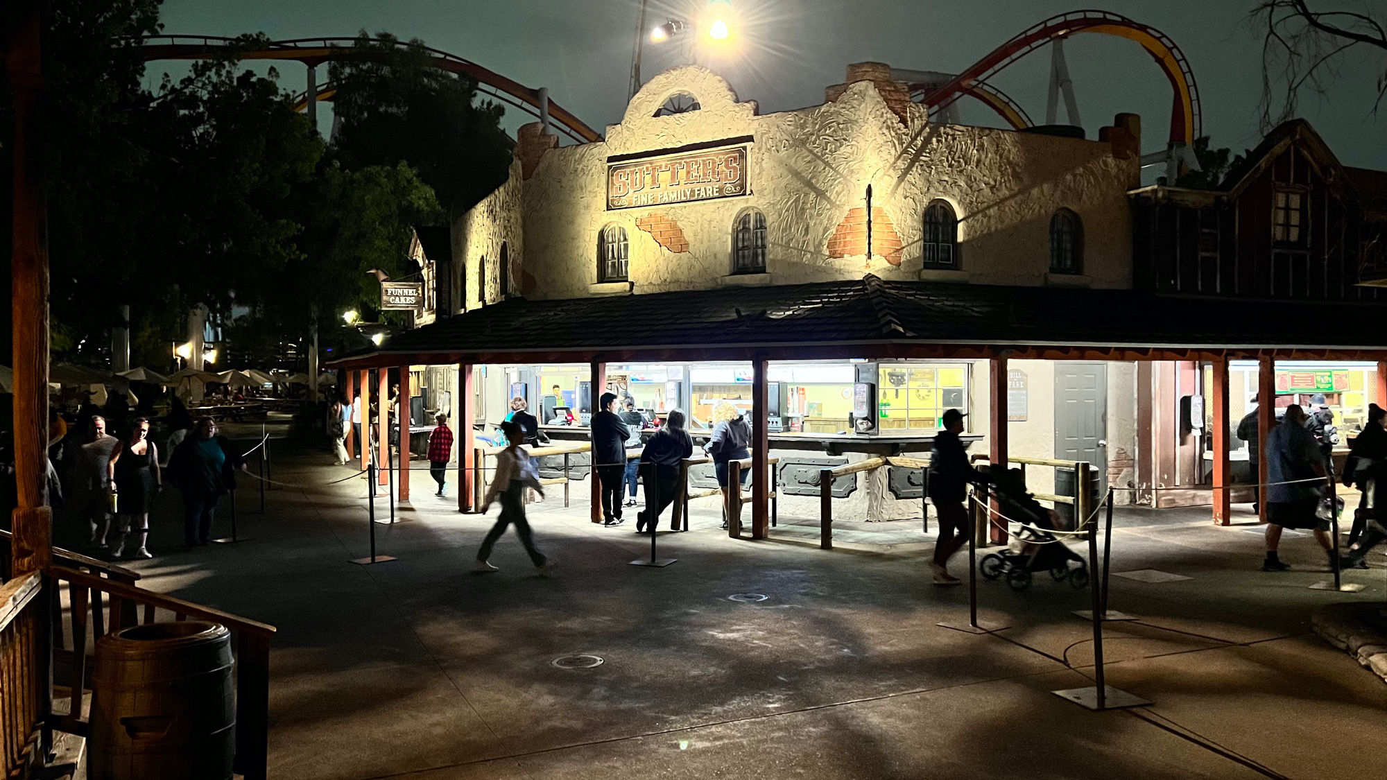 Sutter's at Night Ghost Town Sutter's at Night