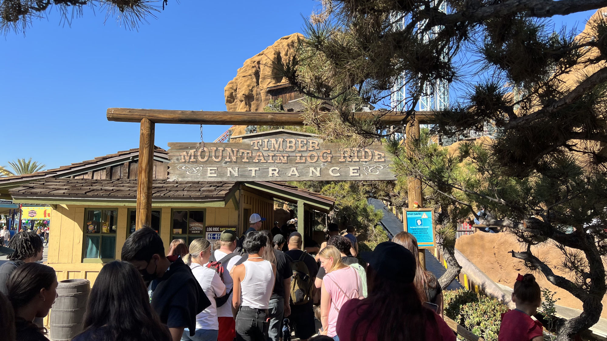 Ghost Town Timber Mountain Log Ride