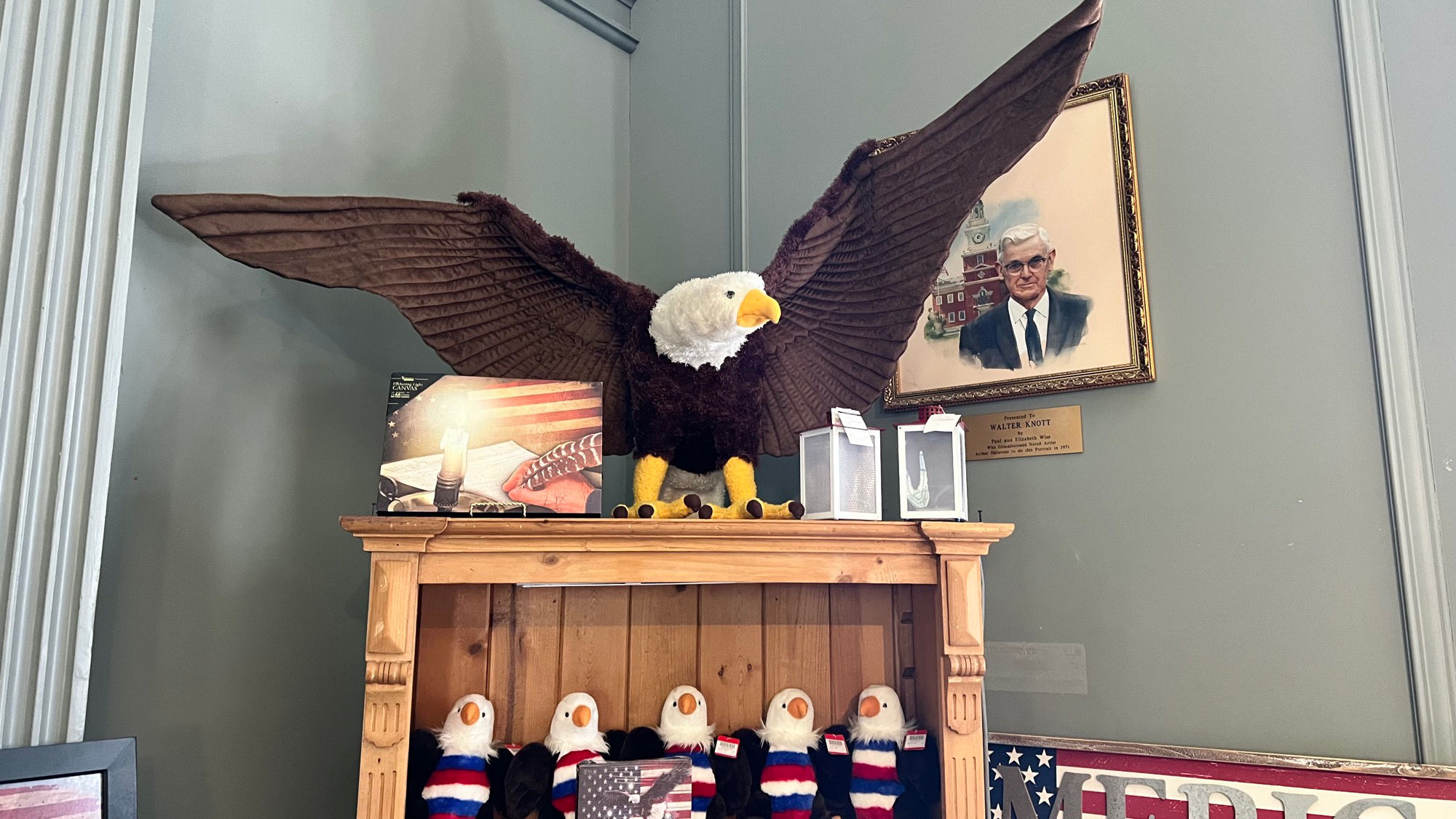 Independence Hall Gift Shop Bald Eagles