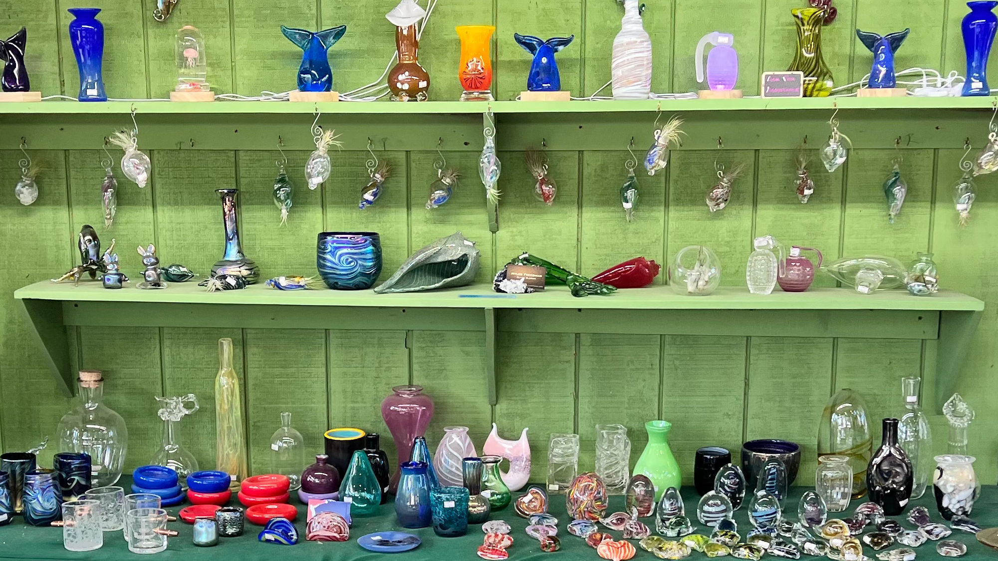 Boysenberry Festival Glass Blown Items